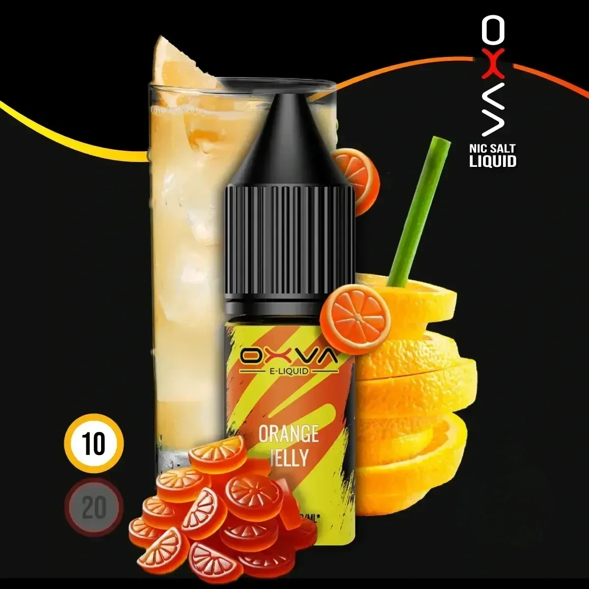 OXVA Orange Jelly Nic Salt Liquid