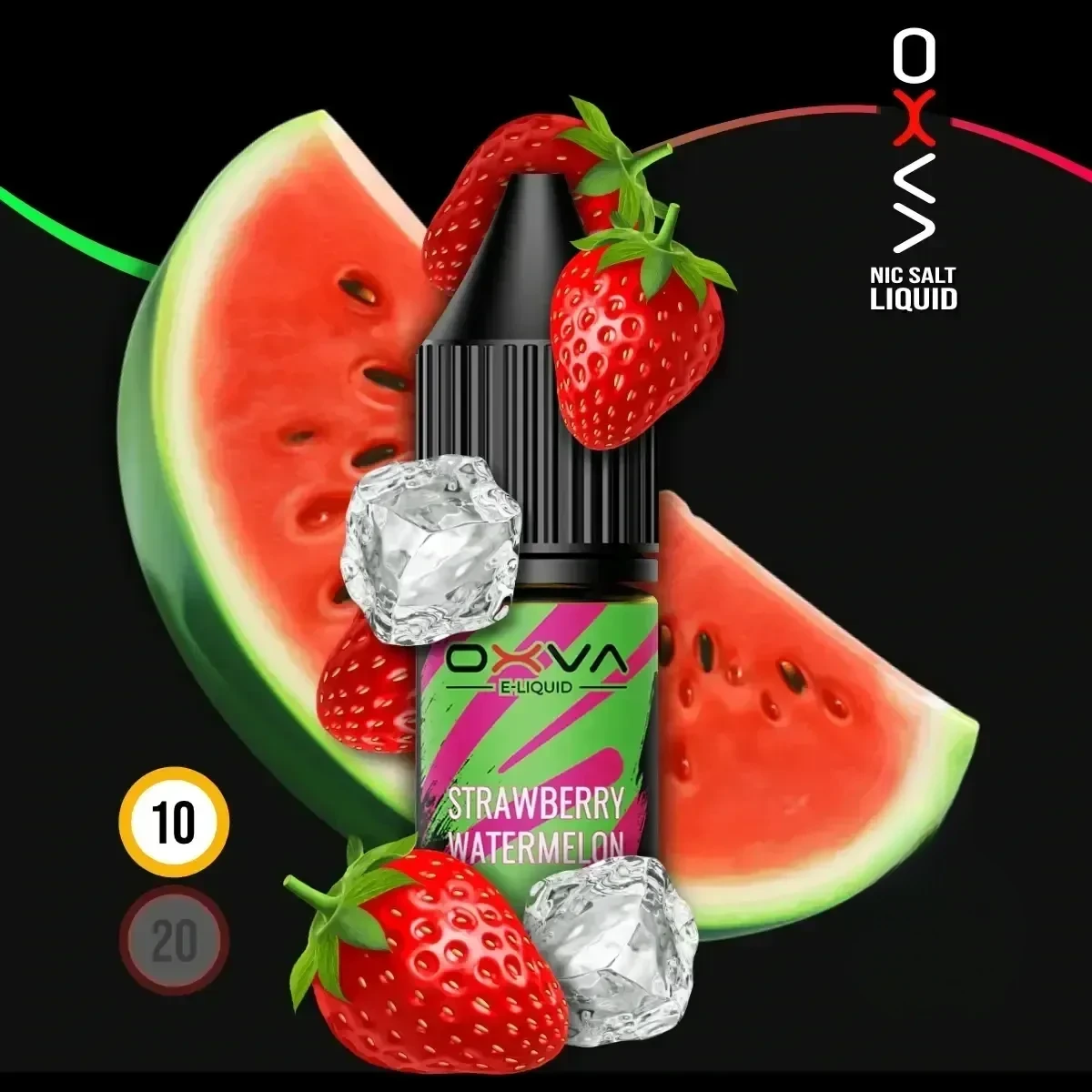 OXVA Strawberry Watermelon Nic Salt Liquid