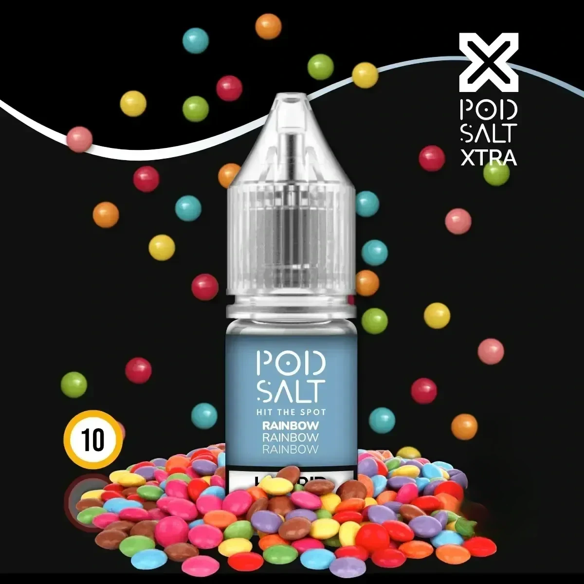 POD SALT XTRA Rainbow Liquid - 10 ml