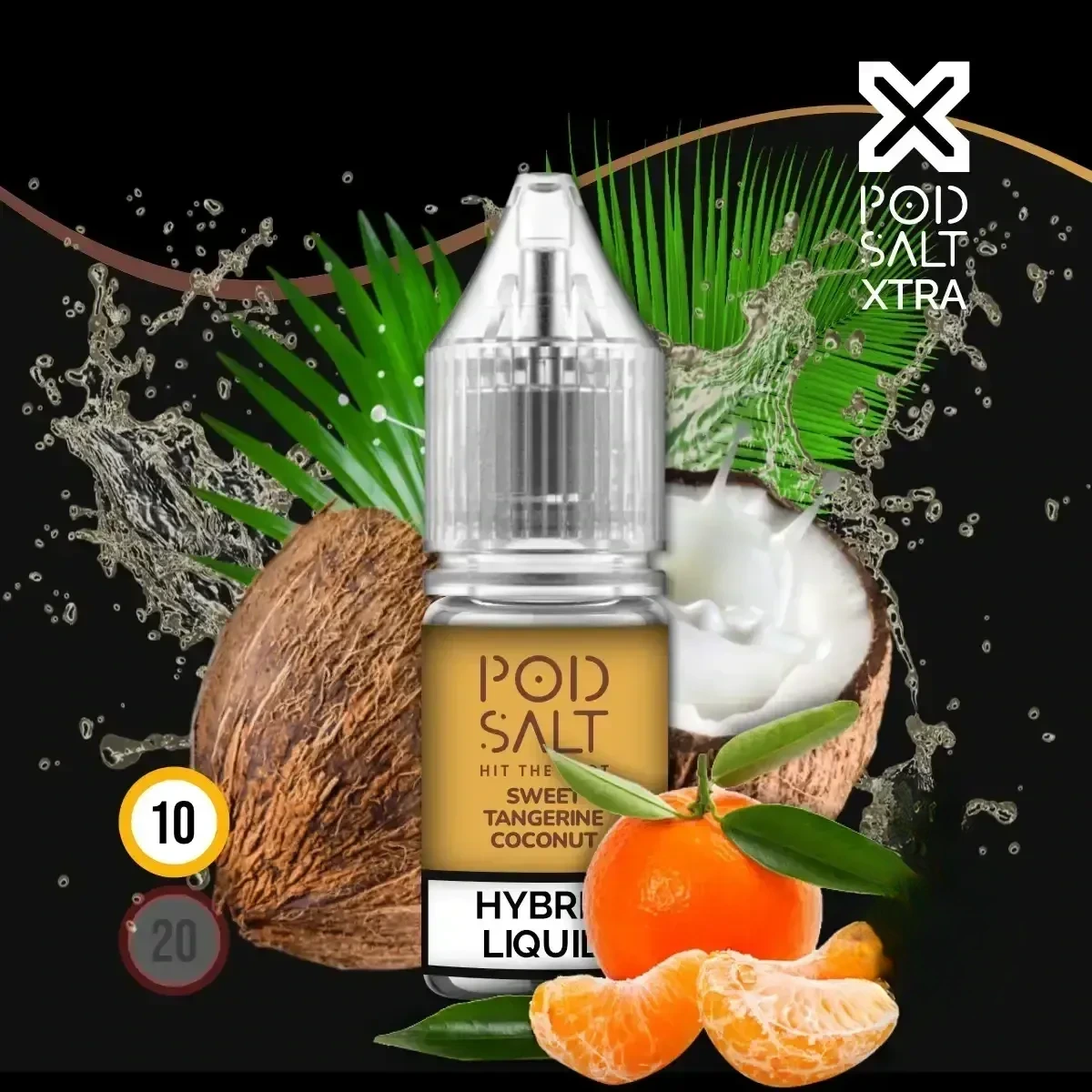 POD SALT XTRA Sweet Tangerine Coconut Liquid - 10 ml