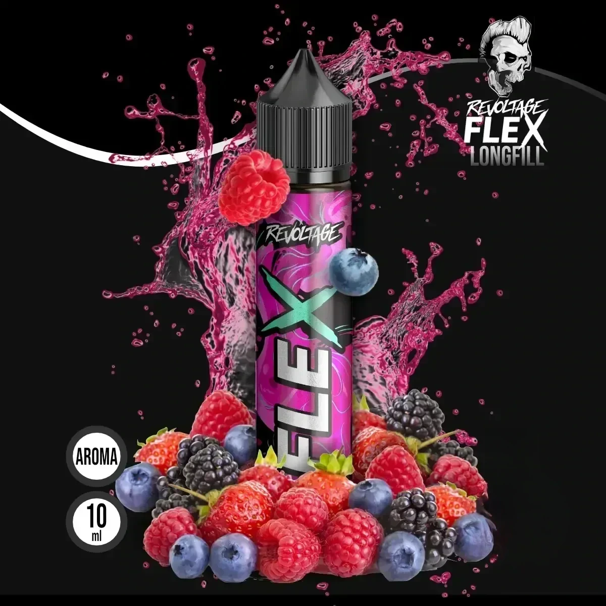 REVOLTAGE FLEX Overdosed Aroma Berries - 10 ml