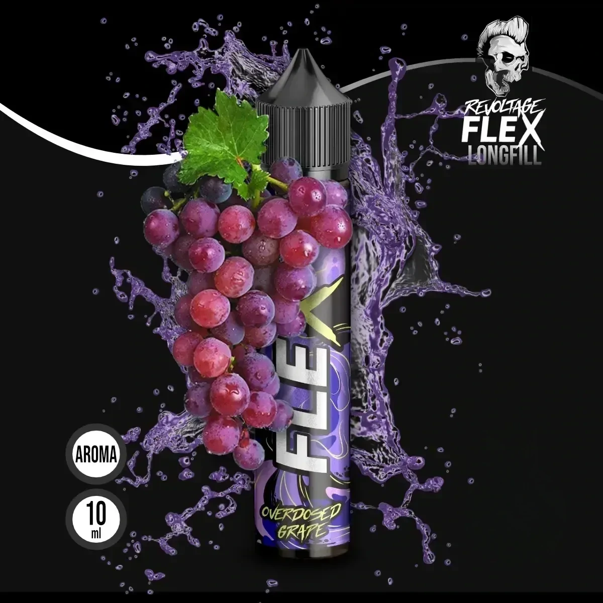 REVOLTAGE FLEX Overdosed Aroma Grape - 10 ml