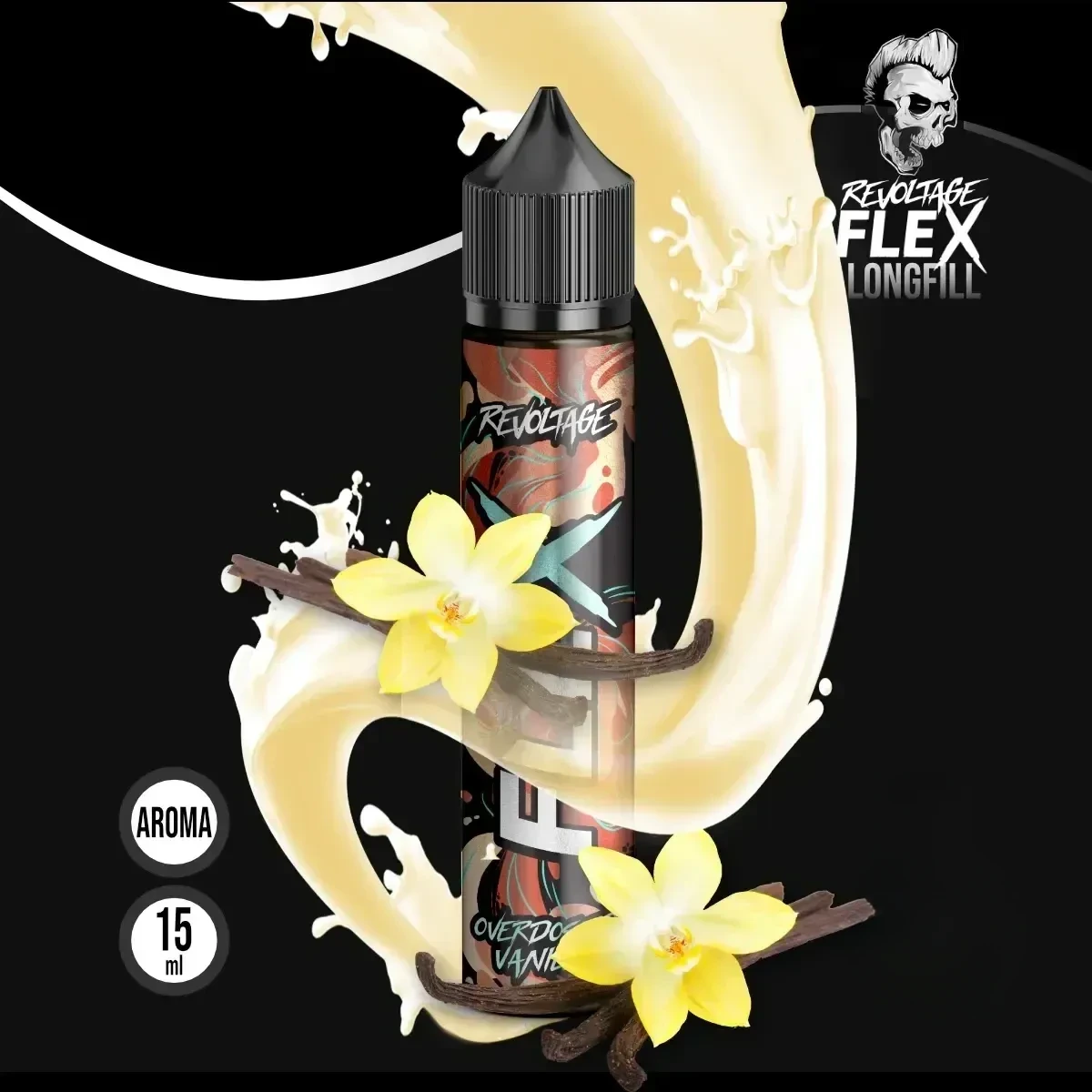 REVOLTAGE FLEX Overdosed Aroma Vanilla - 10 ml