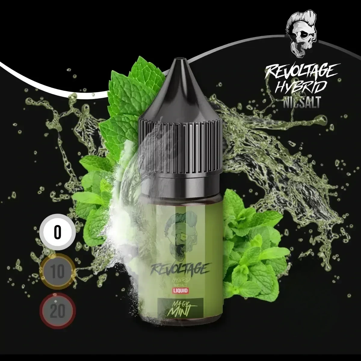 REVOLTAGE Hybrid Nikotinsalz Liquid Magic Mint - 10 ml