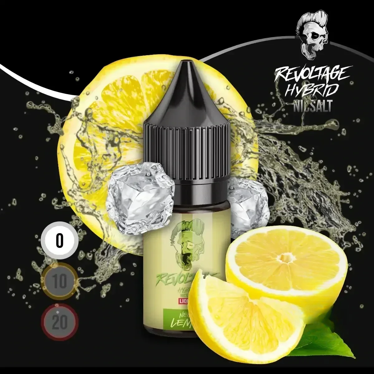 REVOLTAGE Hybrid Nikotinsalz Liquid Neon Lemon - 10 ml