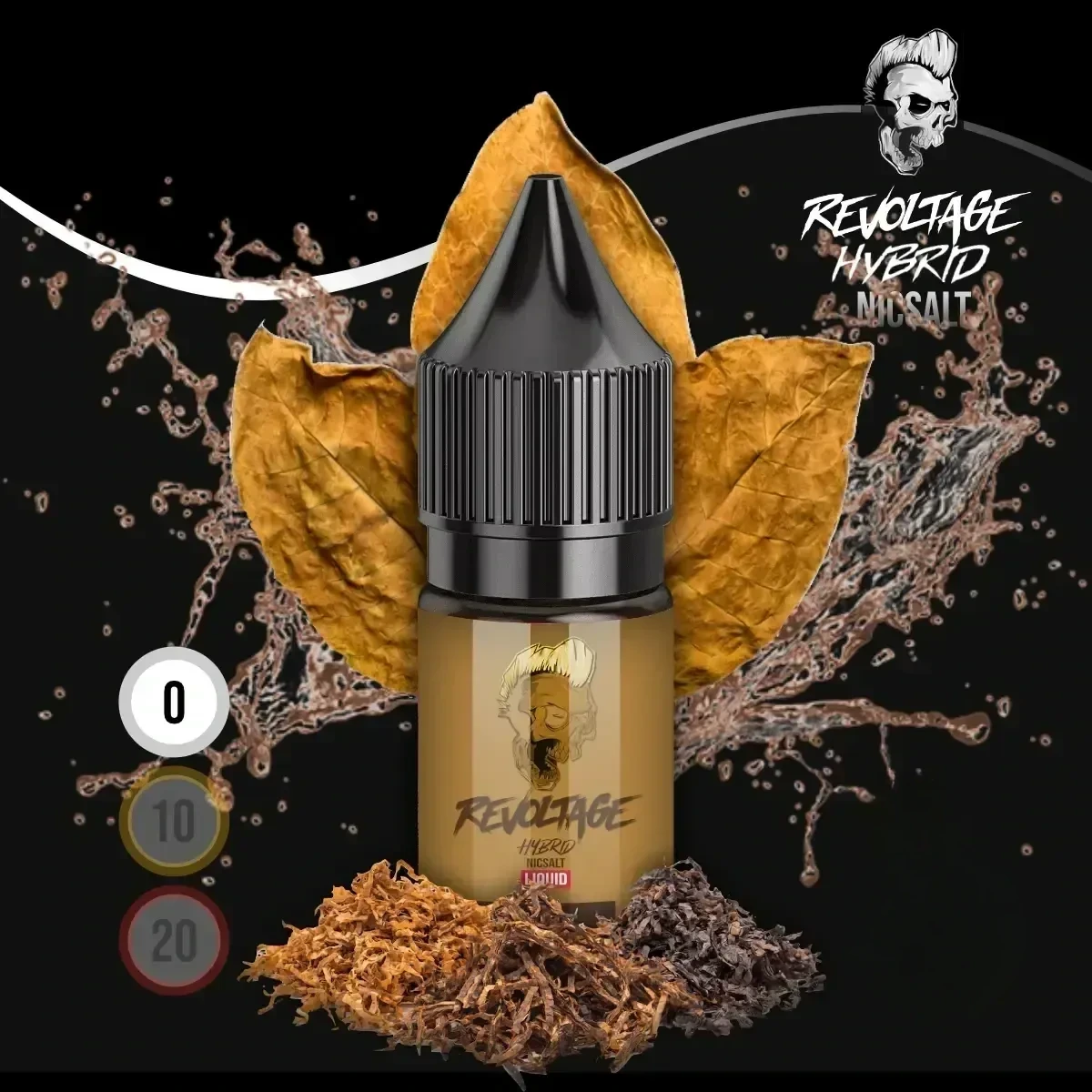 REVOLTAGE Hybrid Nikotinsalz Liquid Tobacco Gold - 10 ml