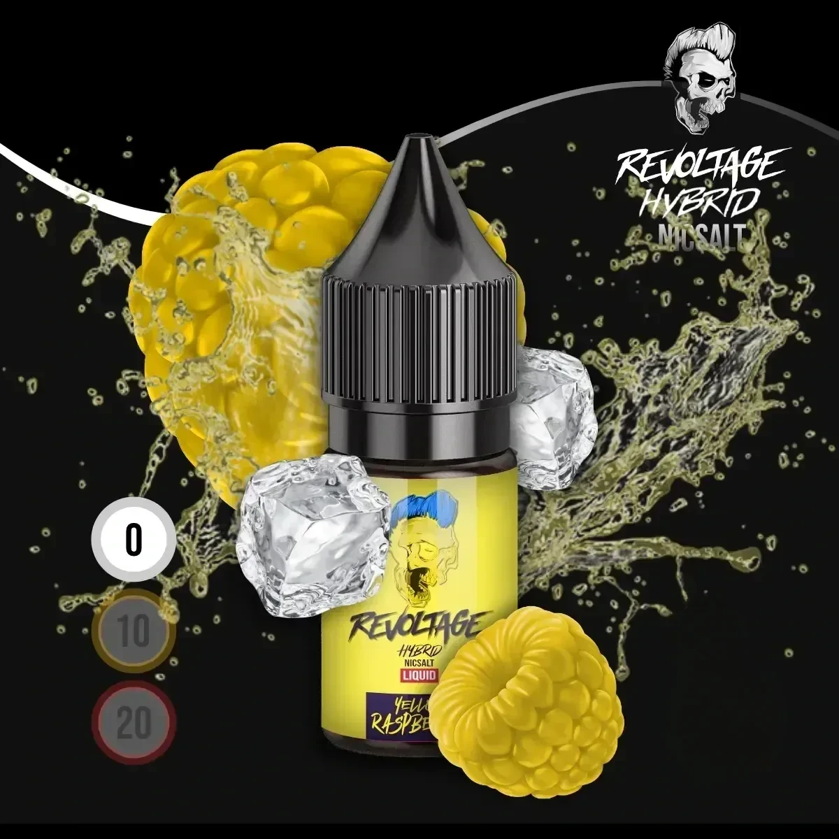 REVOLTAGE Hybrid Nikotinsalz Liquid Yellow Raspberry - 10 ml
