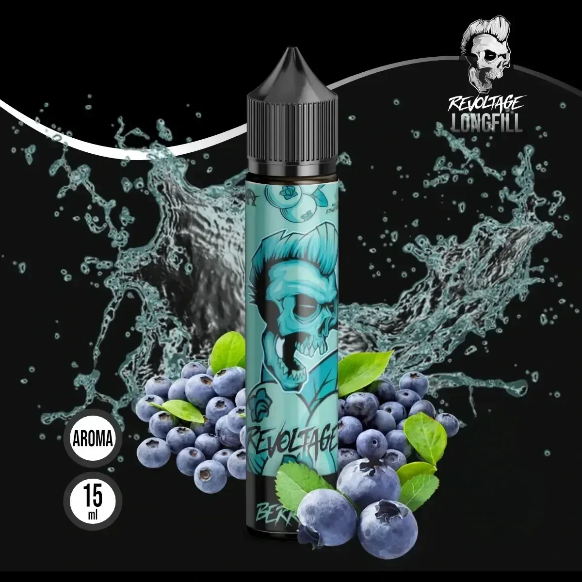 REVOLTAGE Longfill Aroma Aqua Berries - 15 ml
