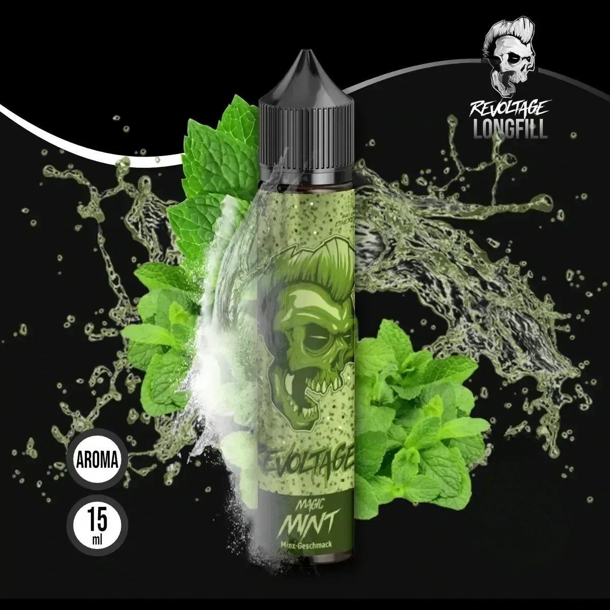 REVOLTAGE Longfill Aroma Magic Mint - 15 ml