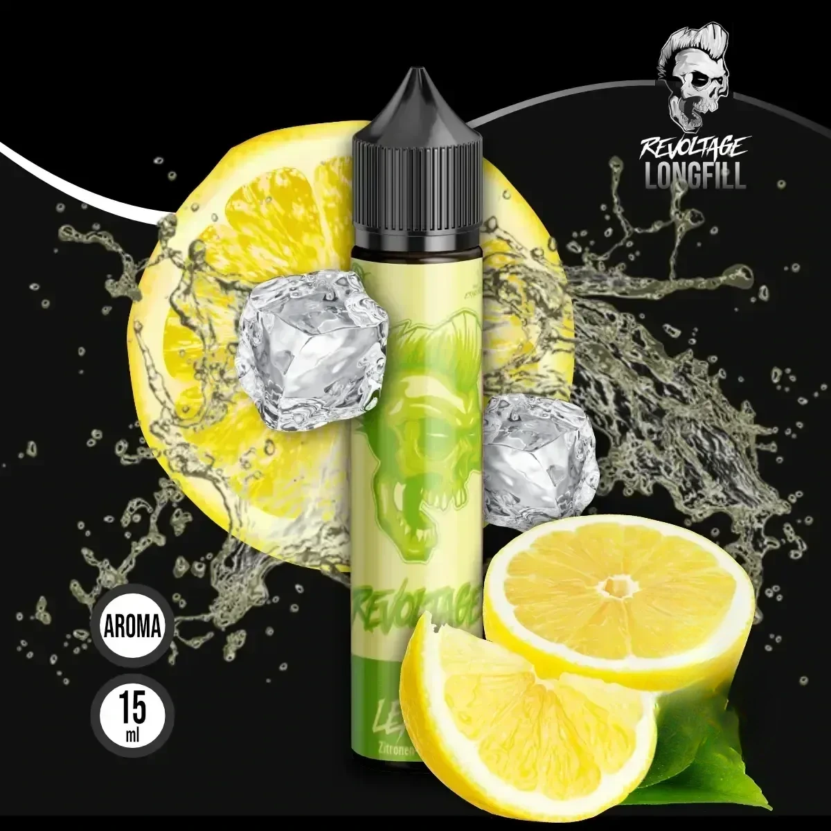 REVOLTAGE Longfill Aroma Neon Lemon - 15 ml