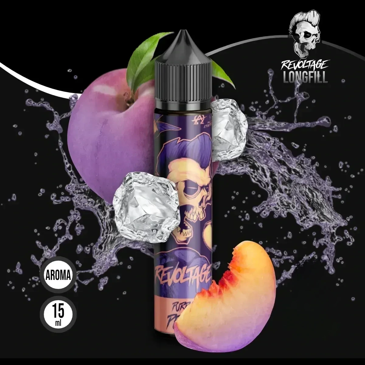 REVOLTAGE Longfill Aroma Purple Peach - 15 ml