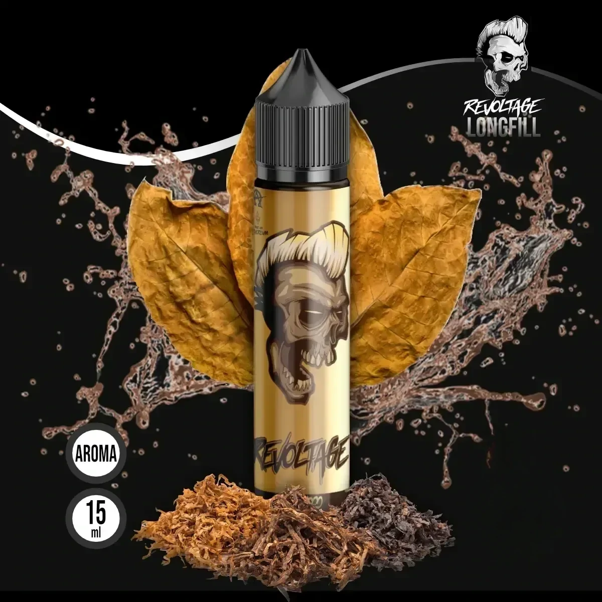 REVOLTAGE Longfill Aroma Tobacco Gold - 15 ml