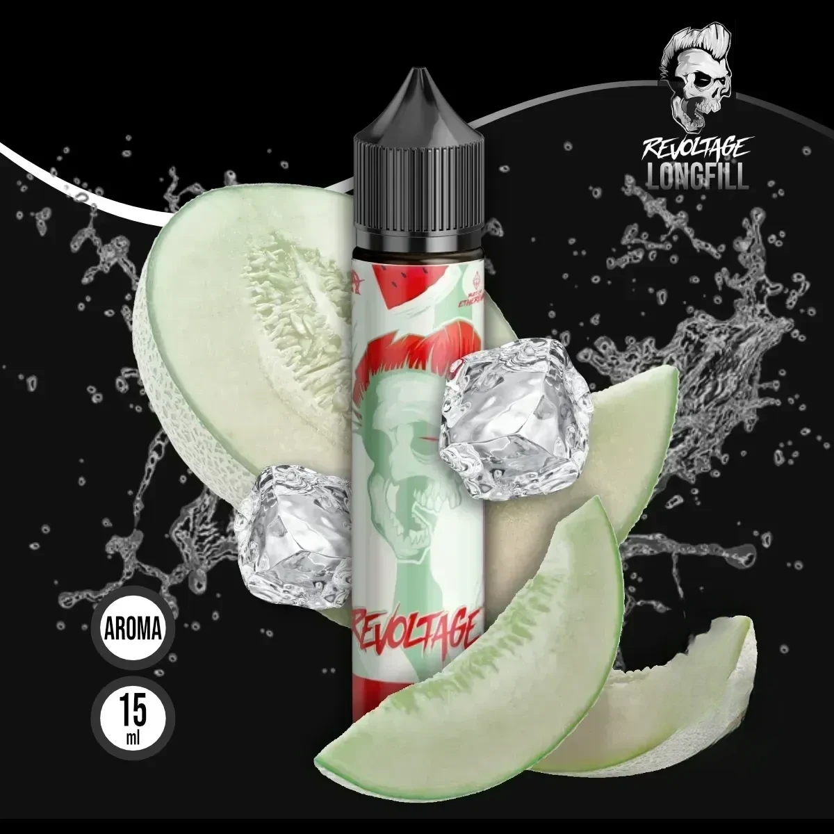 REVOLTAGE Longfill Aroma White Melon - 15 ml