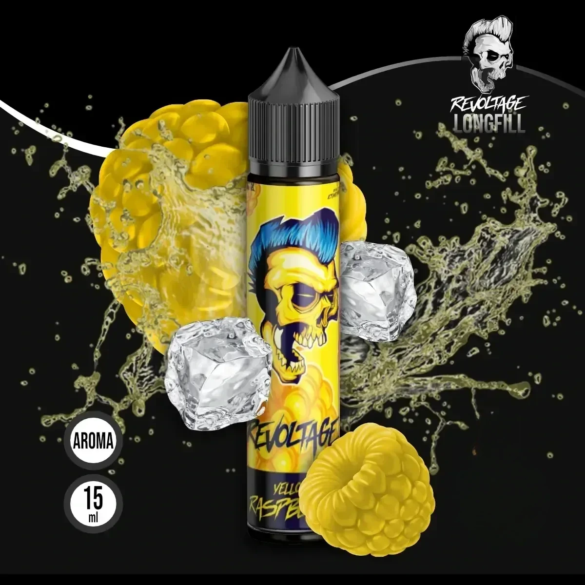 REVOLTAGE Longfill Aroma Yellow Raspberry - 15 ml