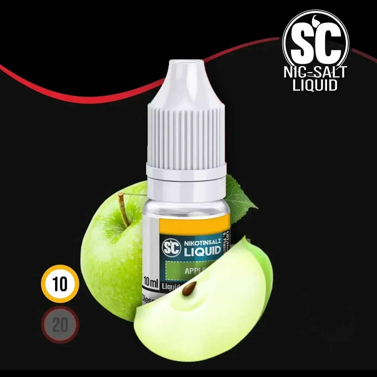 SC Apple Nikotinsalz Liquid - 10 ml