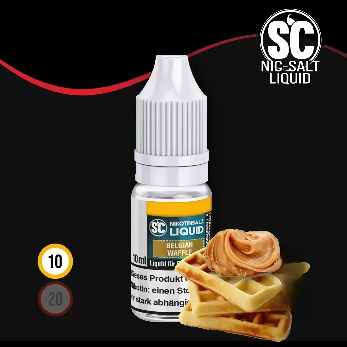 SC Belgian Waffle Nikotinsalz Liquid - 10 ml