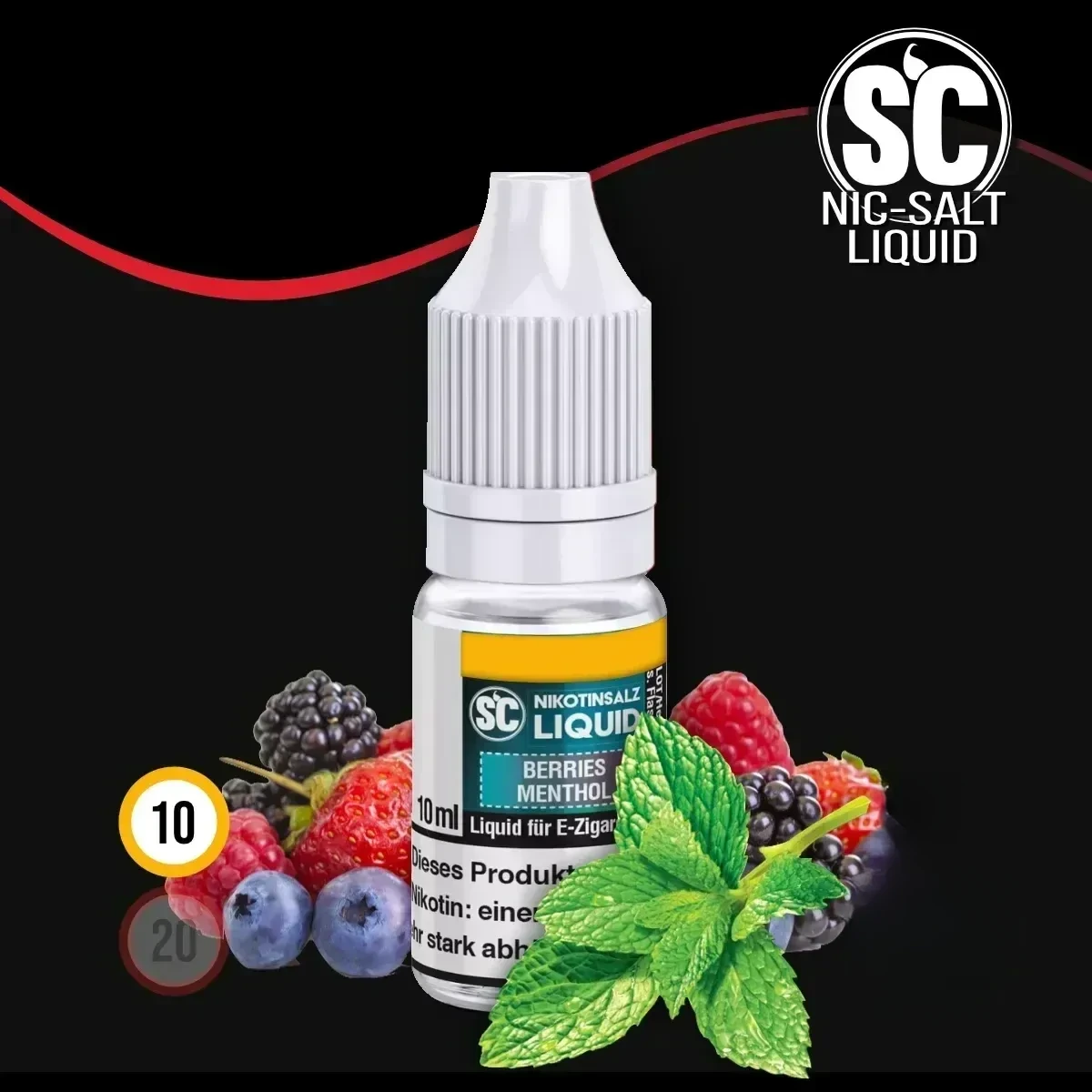 SC Berries Menthol V2 Nikotinsalz Liquid - 10 ml