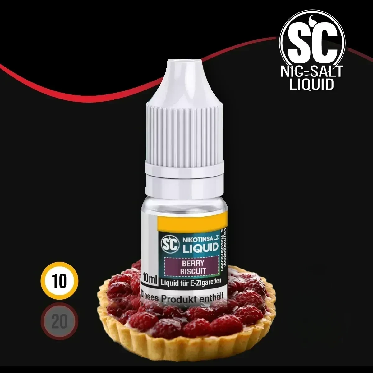 SC Berry Biscuit Nikotinsalz Liquid - 10 ml