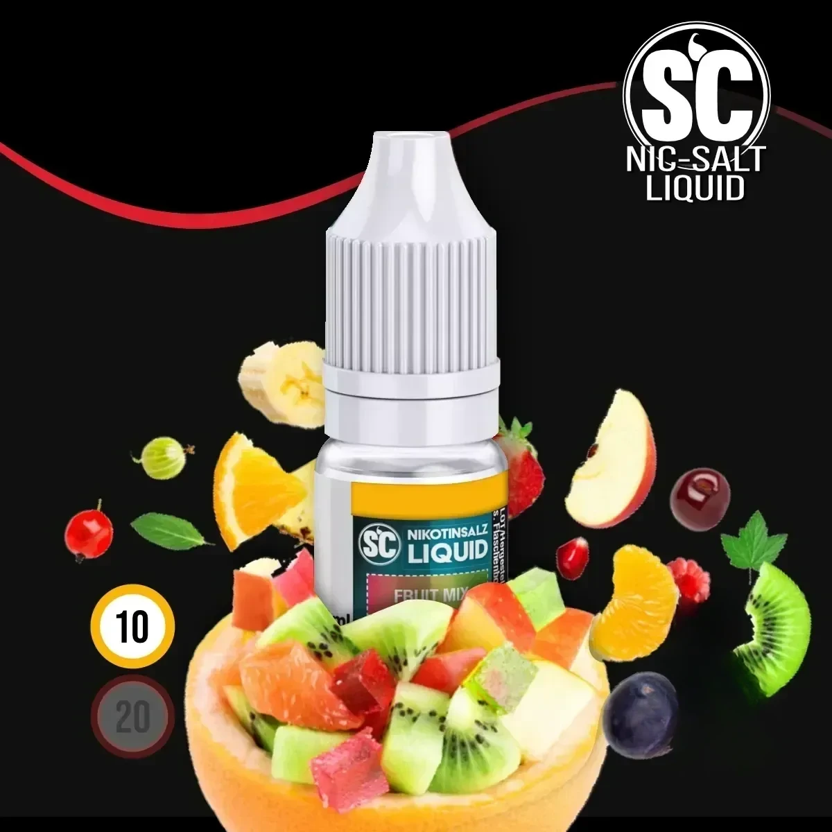SC Fruit Mix Nikotinsalz Liquid - 10 ml