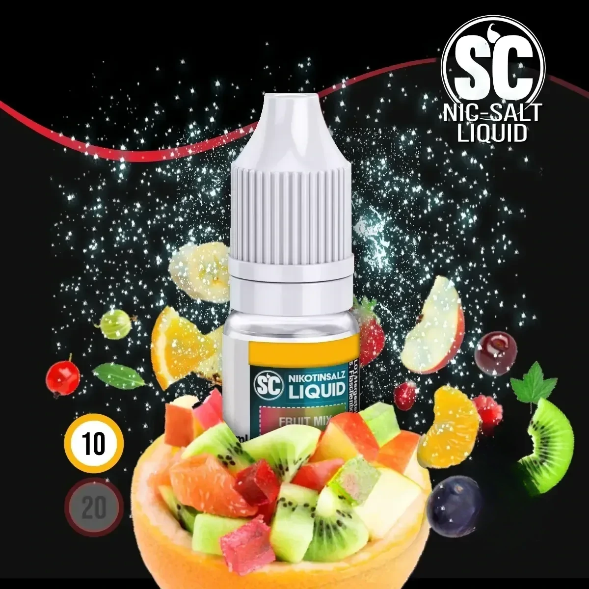 SC Fruit Mix Soda Nikotinsalz Liquid - 10 ml