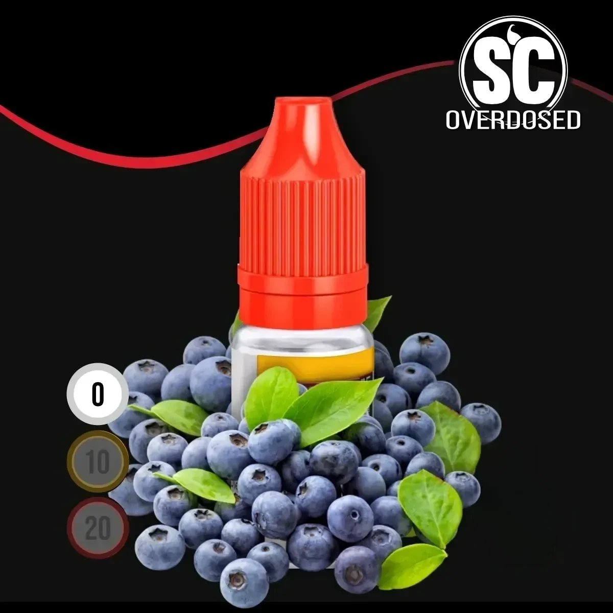 SC Red Line Blueberry Nikotinsalz Liquid - 10 ml