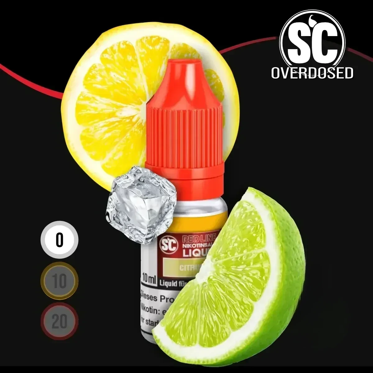SC Red Line Citrus Nikotinsalz Liquid - 10 ml