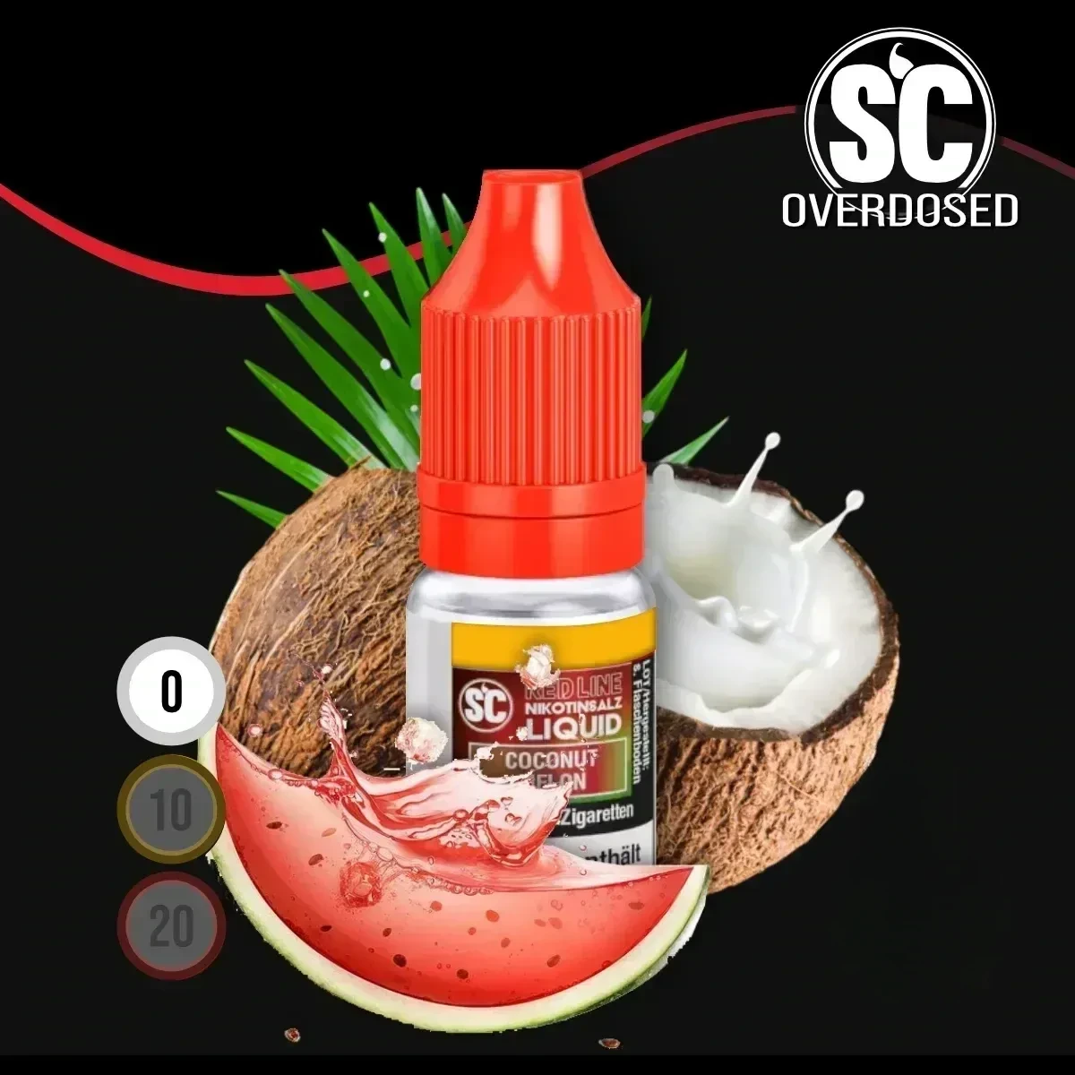 SC Red Line Coconut Melon Nikotinsalz Liquid - 10 ml