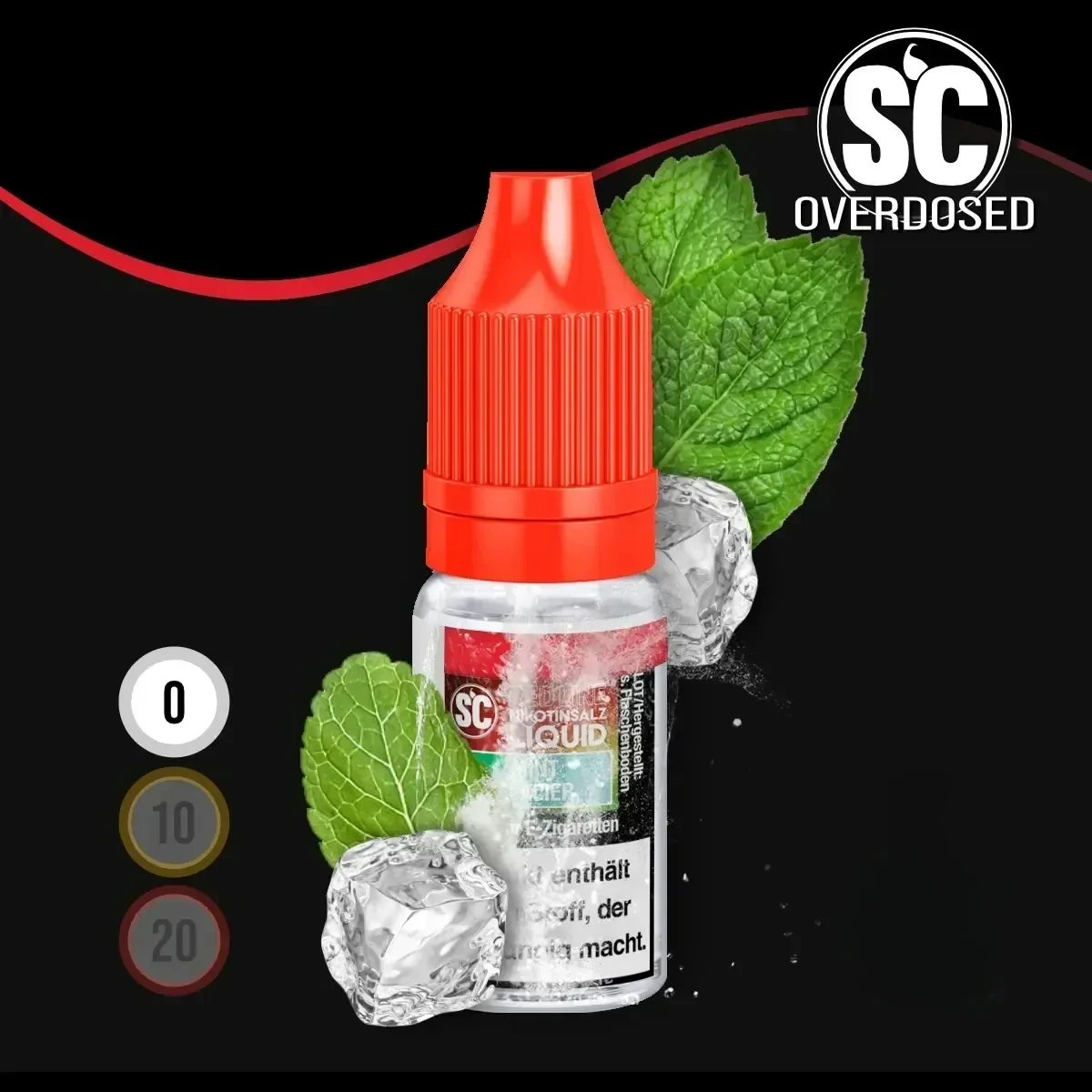 SC Red Line Mint Glacier Nikotinsalz Liquid - 10 ml