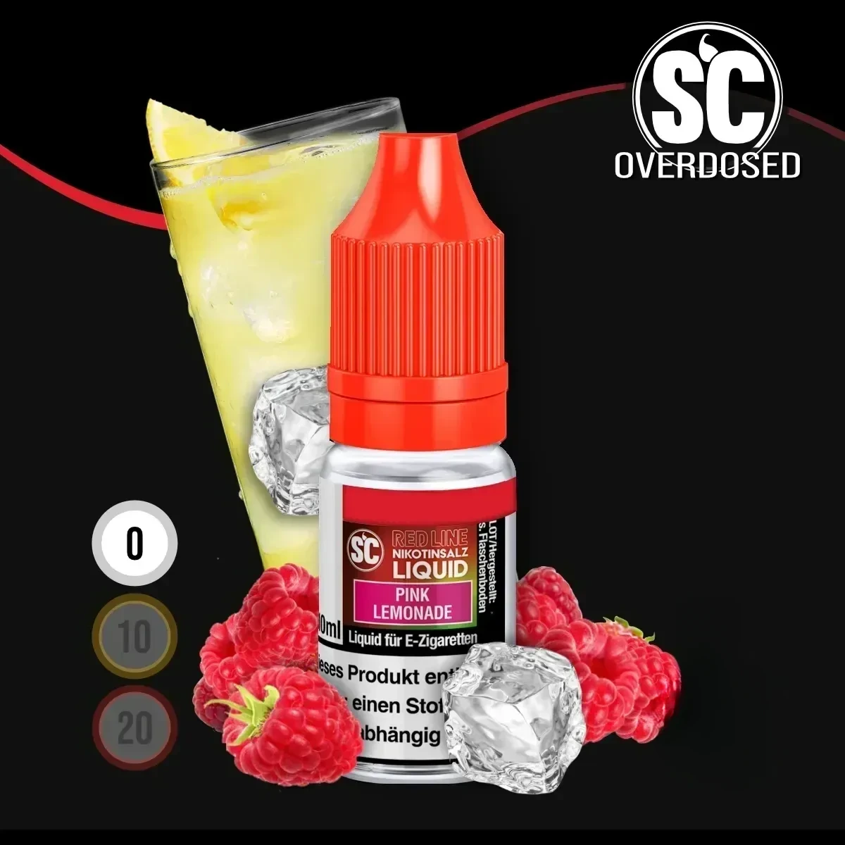 SC Red Line Pink Lemonade Nikotinsalz Liquid - 10 ml