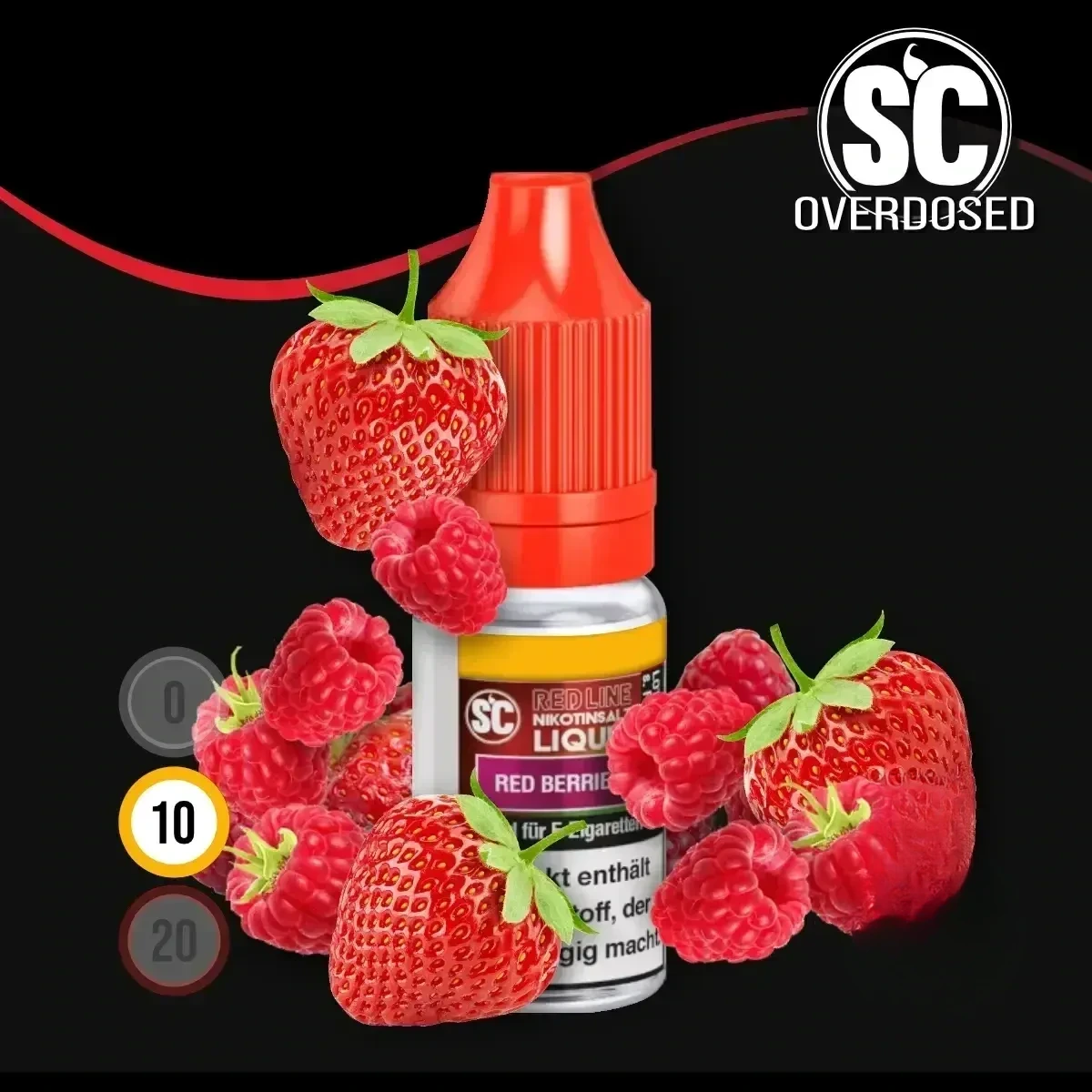 SC Red Line Red Berries V2 Nikotinsalz Liquid - 10 ml