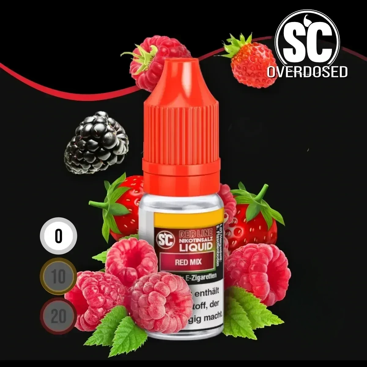 SC Red Line Red Mix Nikotinsalz Liquid - 10 ml