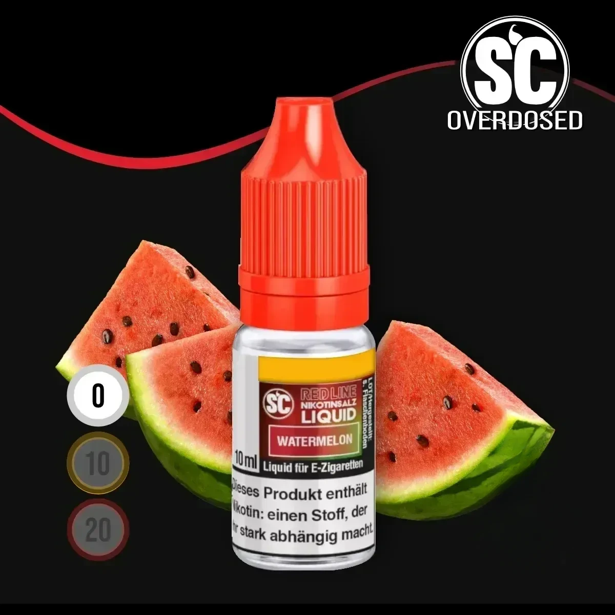 SC Red Line Watermelon Nikotinsalz Liquid - 10 ml