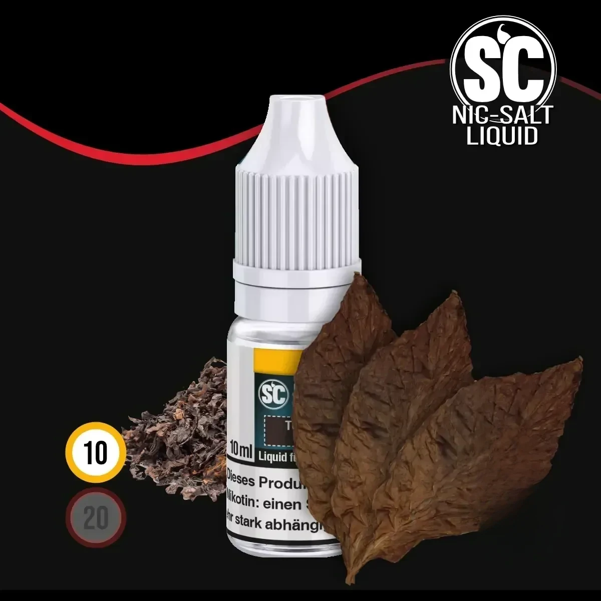 SC Tobacco Dark Nikotinsalz Liquid - 10 ml