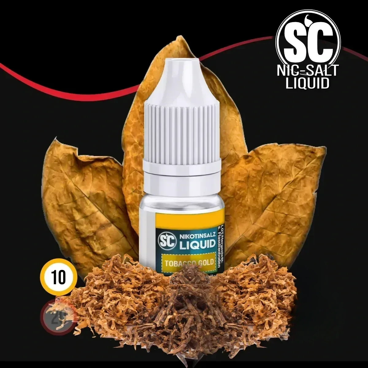 SC Tobacco Gold Nikotinsalz Liquid - 10 ml
