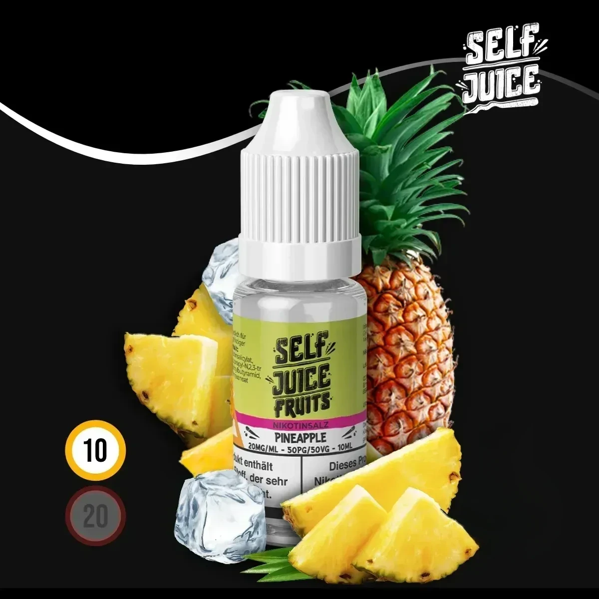 SELF JUICE Pineapple Nikotinsalz-Liquid - 10 ml