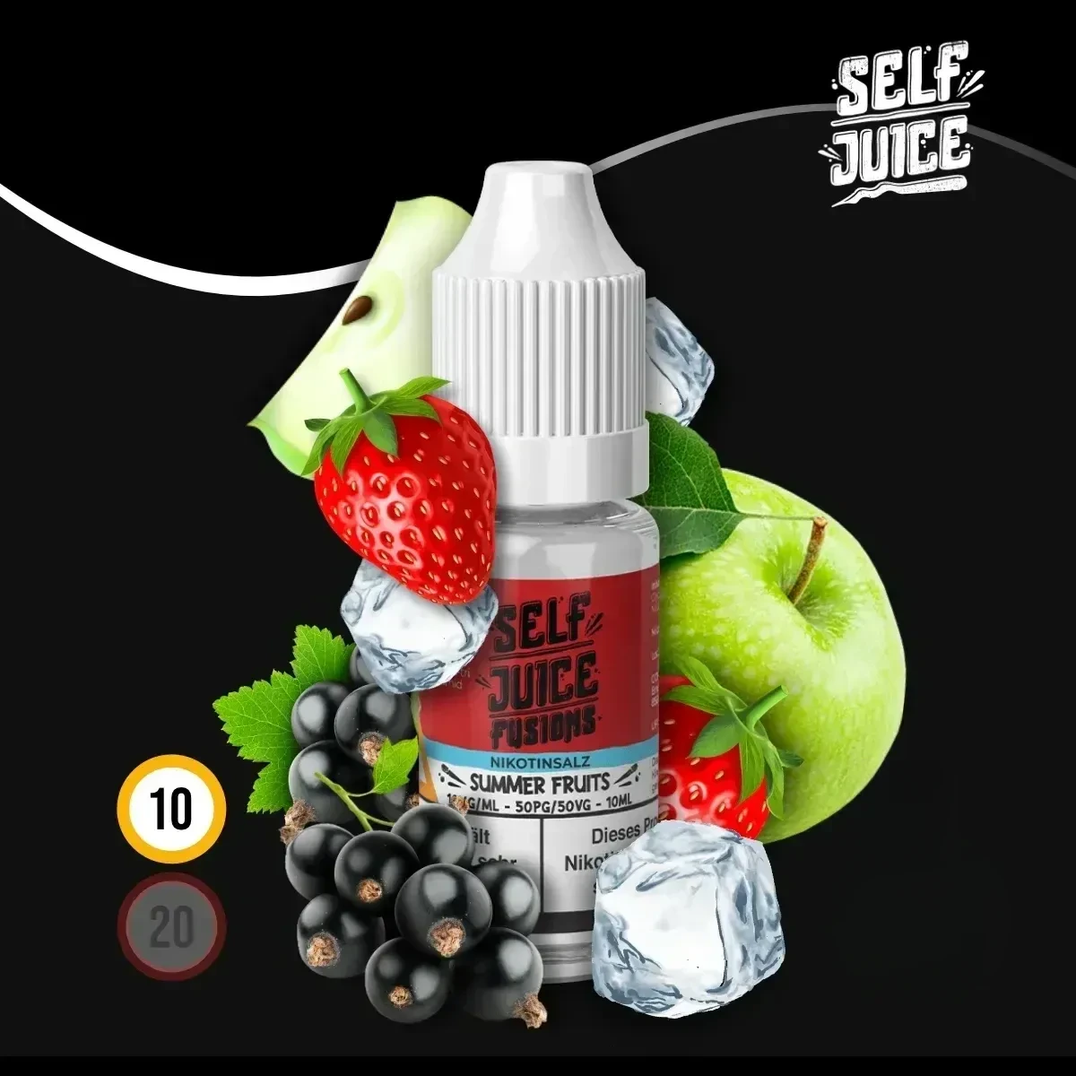 SELF JUICE Summer Fruits Nikotinsalz-Liquid - 10 ml