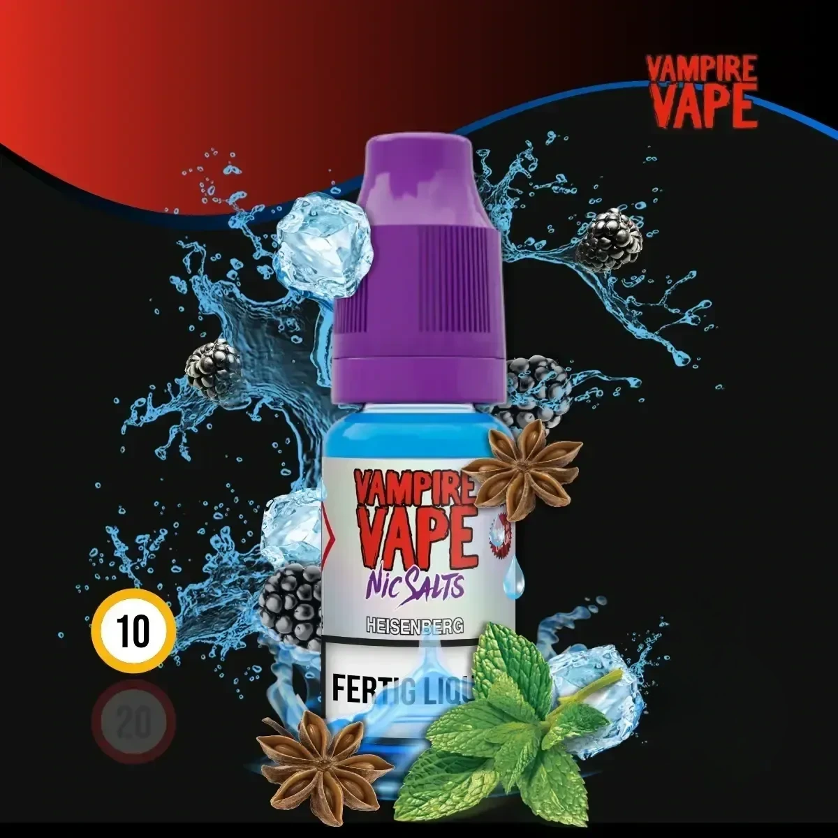 VAMPIRE VAPE Heisenberg Nikotinsalz Liquid - 10 ml