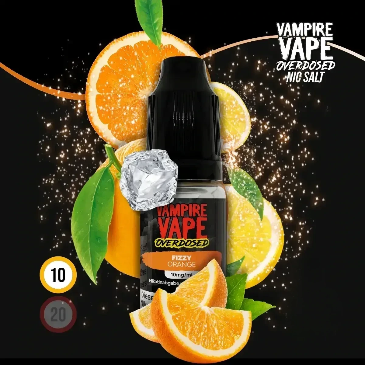VAMPIRE VAPE Overdosed Fizzy Orange Nikotinsalz Liquid - 10 ml
