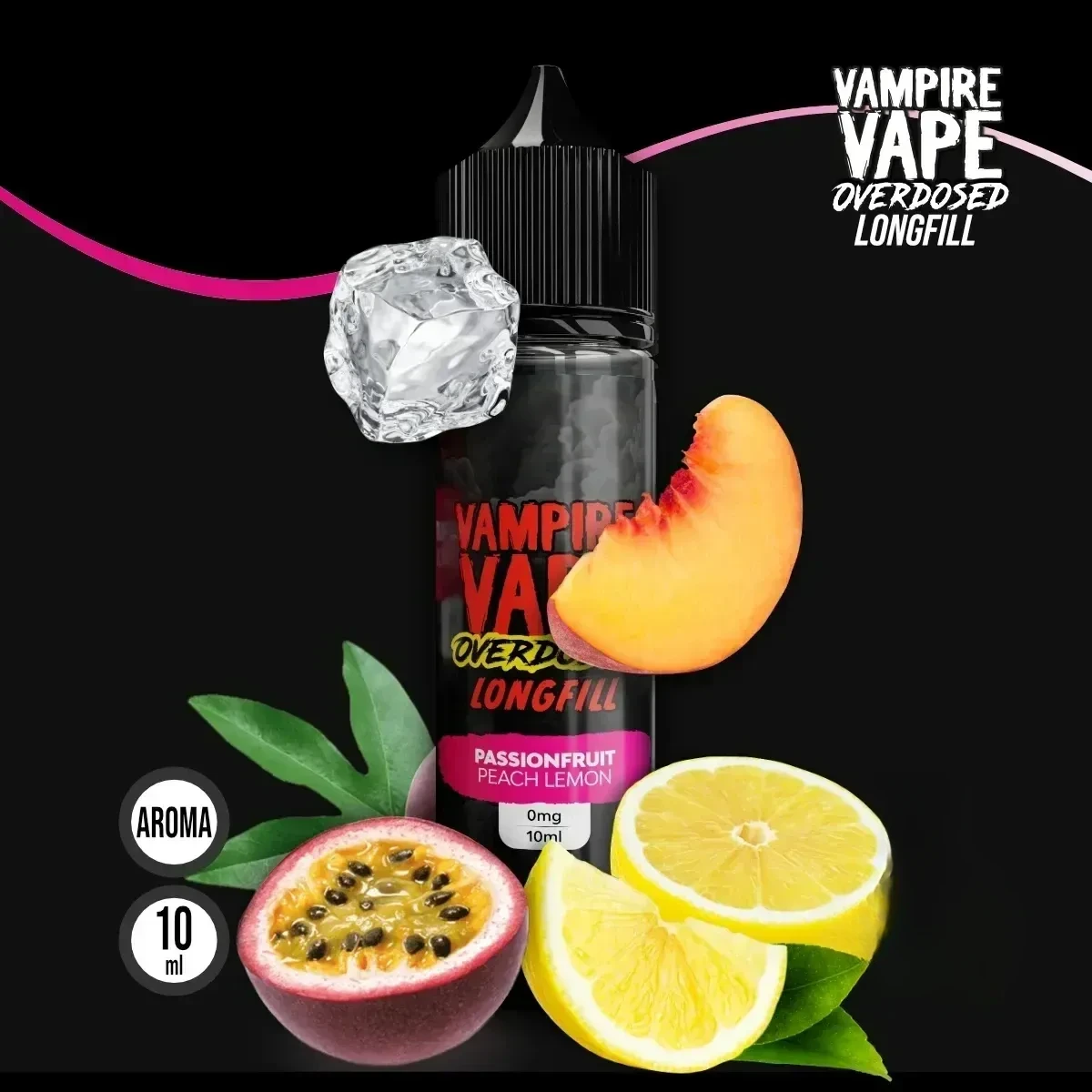 VAMPIRE VAPE Overdosed Passionfruit Peach Lemon Aroma - 10 ml
