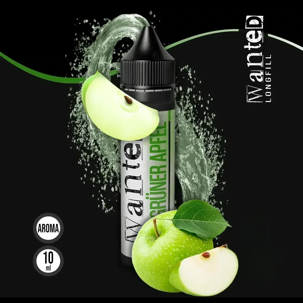 WANTED Overdosed Aroma Grüner Apfel - 10 ml