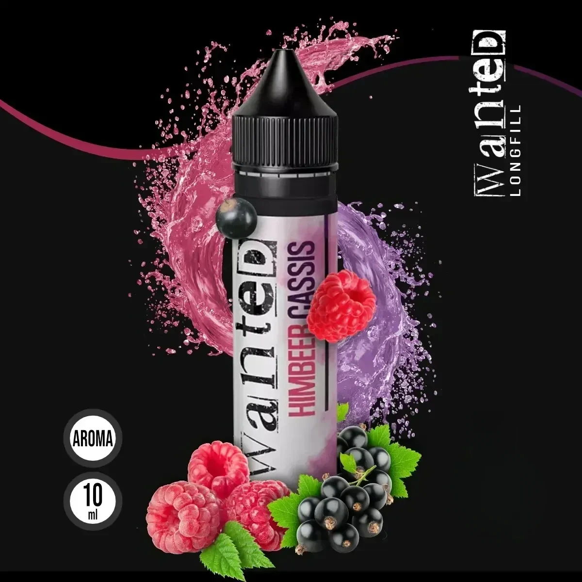 WANTED Overdosed Aroma Himbeer Cassis - 10 ml
