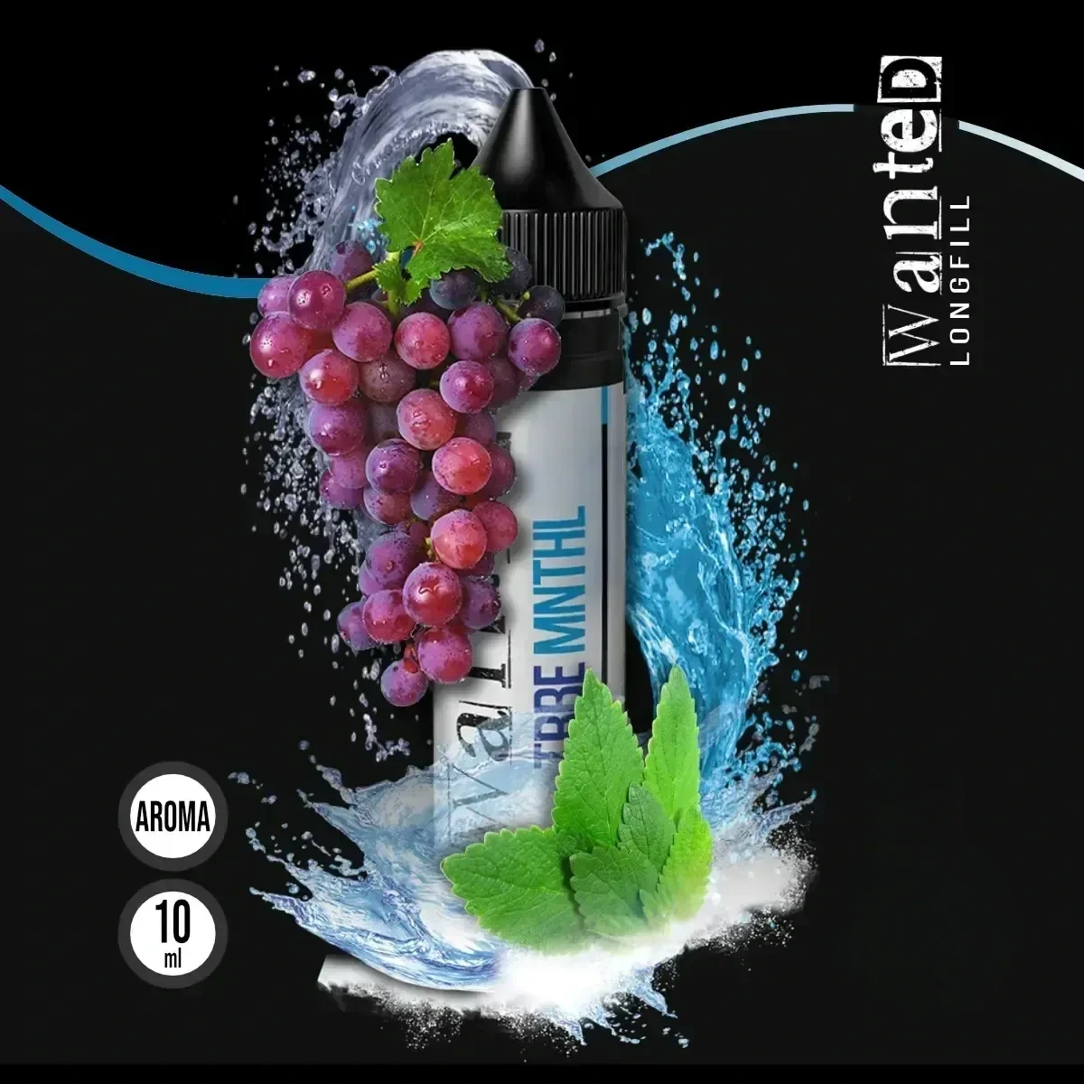 WANTED Overdosed Aroma Traube Menthol - 10 ml