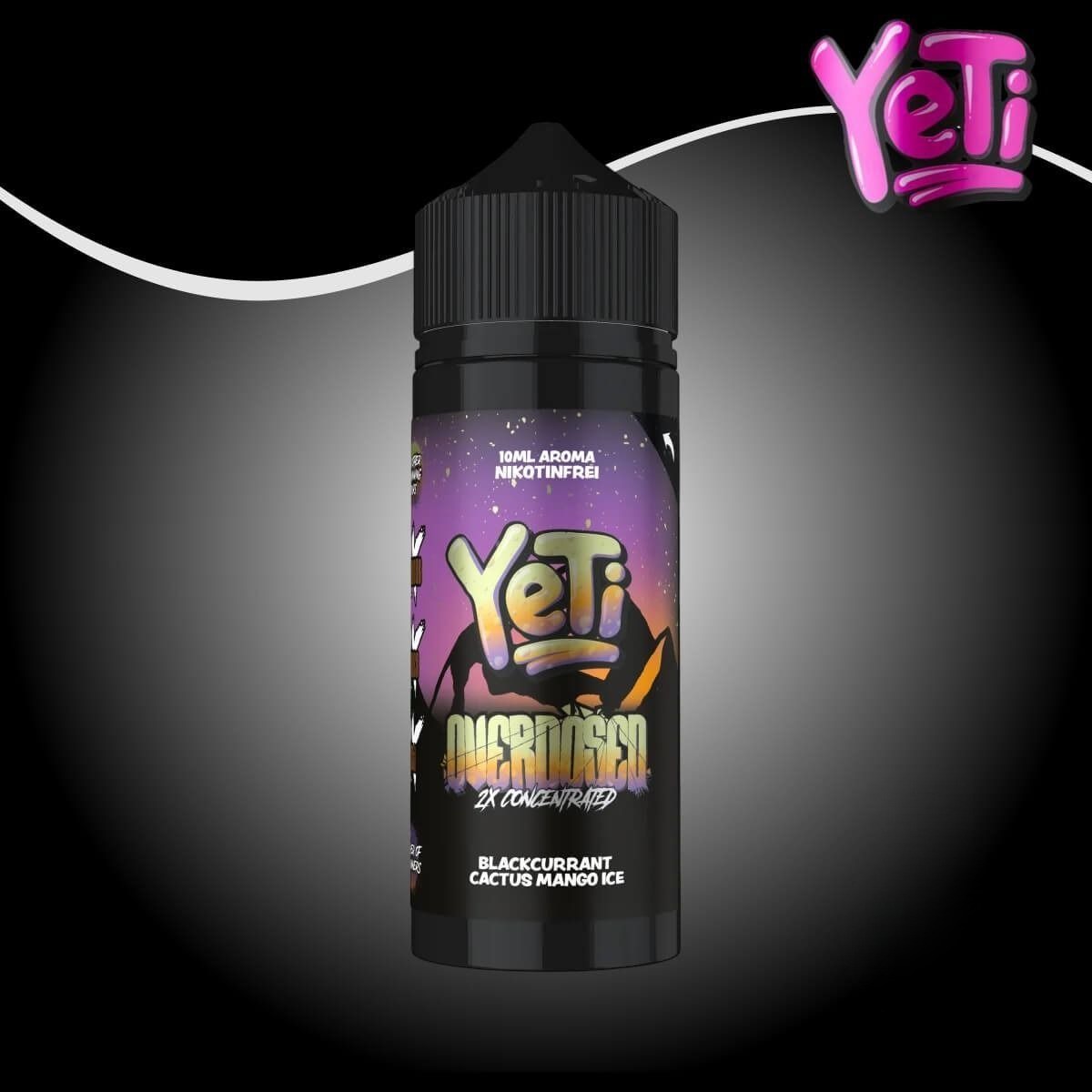 YETI Overdosed Blackcurrant Cactus Mango Ice Aroma - 10 ml