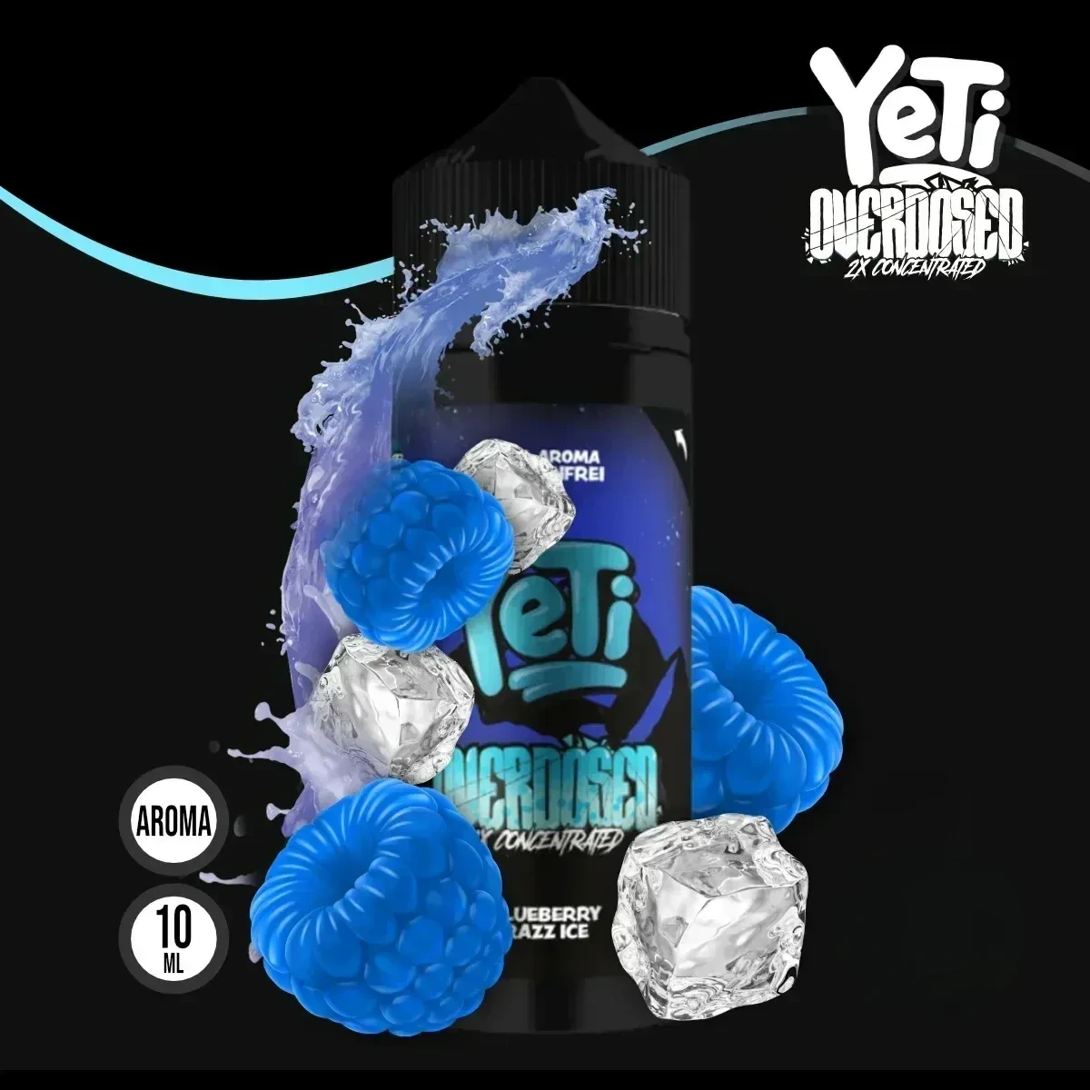 YETI Overdosed Blueberry Razz Ice Aroma - 10 ml