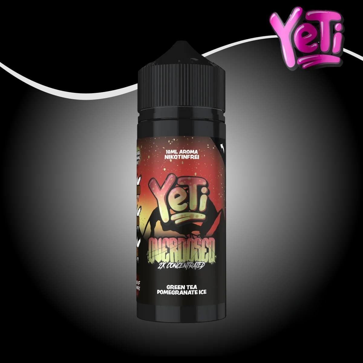 YETI Overdosed Green Tea Pomegranate Ice Aroma - 10 ml