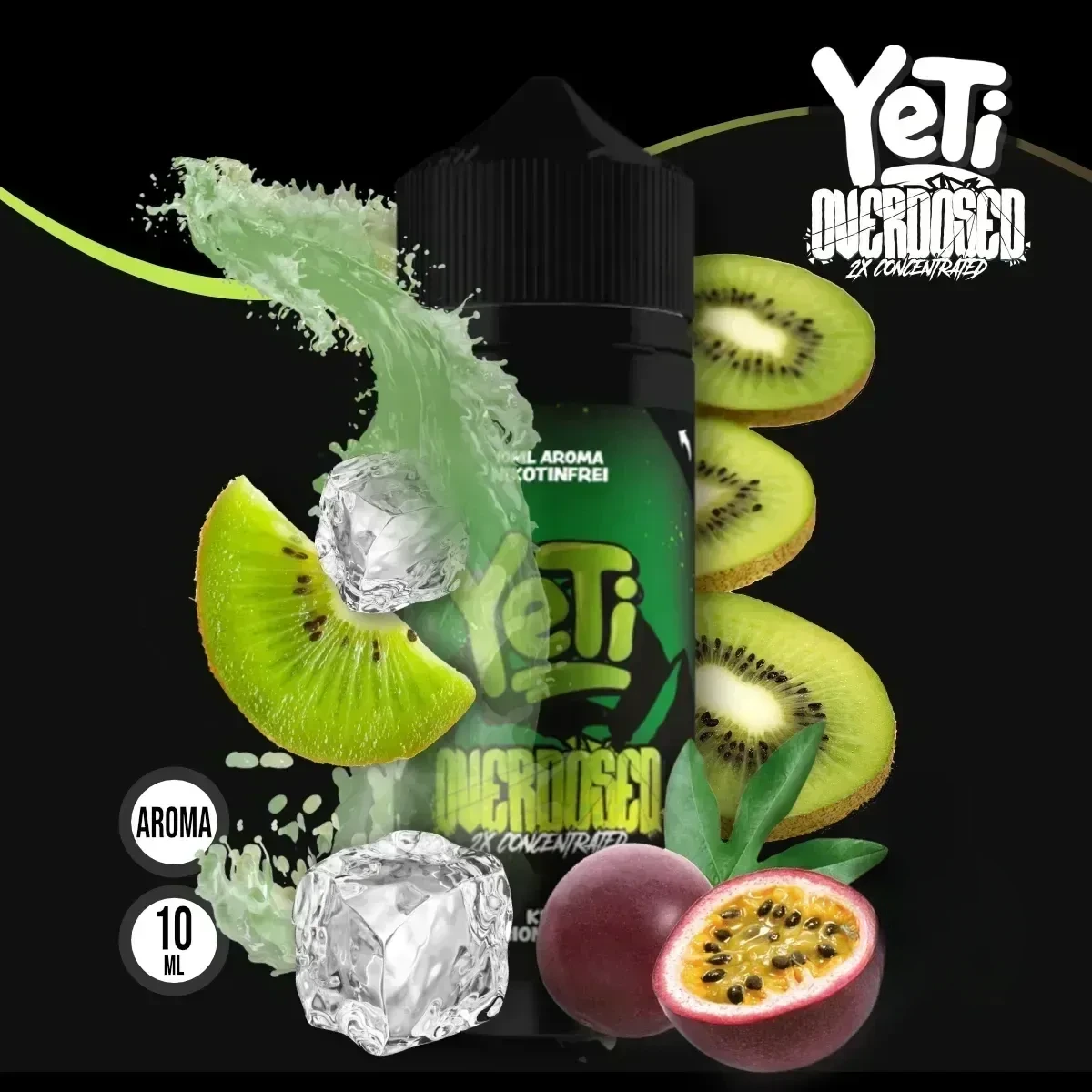 YETI Overdosed Kiwi Passionfruit Ice Aroma - 10 ml