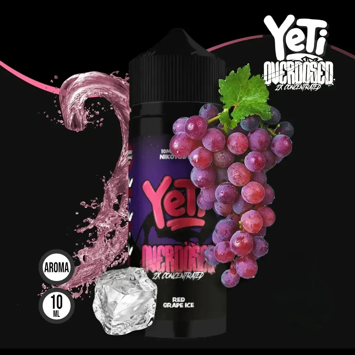 YETI Overdosed Red Grape Ice Aroma - 10 ml
