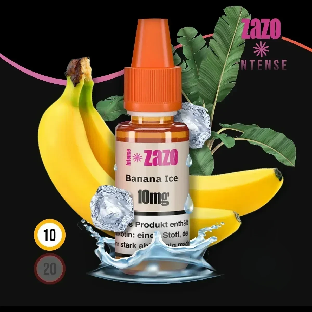 ZAZO INTENSE Banana Ice Nikotinsalz Liquid - 10 ml