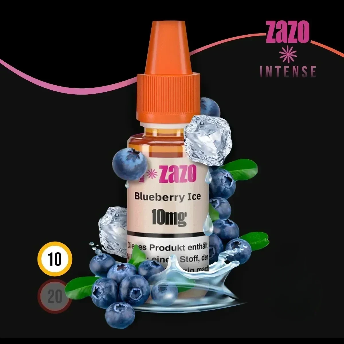 ZAZO INTENSE Blueberry Ice Nikotinsalz Liquid - 10 ml