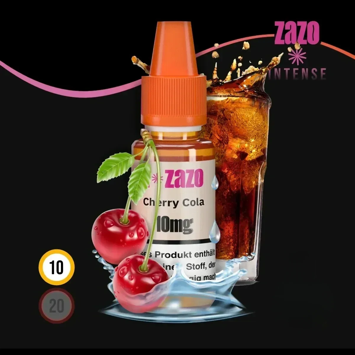 ZAZO INTENSE Cherry Cola Nikotinsalz Liquid - 10 ml